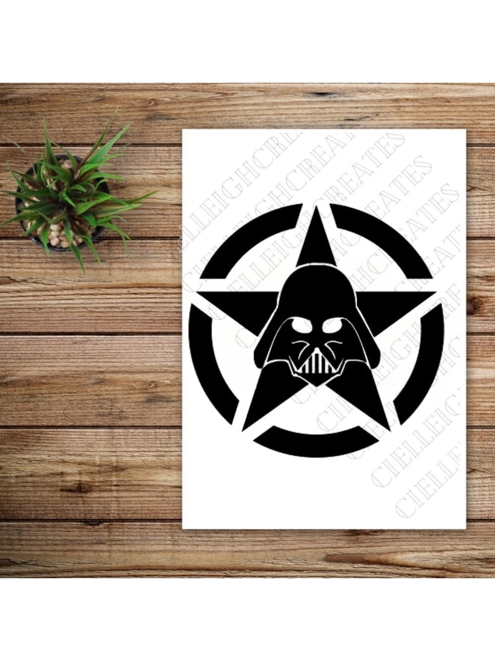 *2 for $20* Stars Wars Darth Vader Punisher vinyl decal Sticker Handcrafted